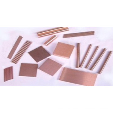 Placa de cobre de molibdênio / Folha de cobre de molibdênio / Barra de cobre de molibdênio